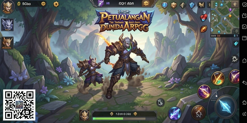 Tangkap momen aksi seru dalam gameplay ARPG 8QR.