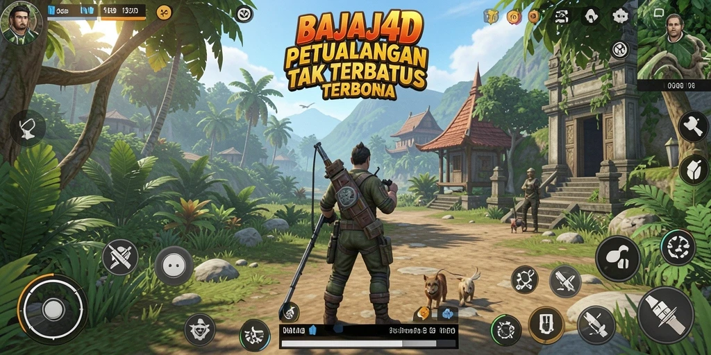 Tangkapan layar menampilkan dunia luas dan gameplay eksploratif di BAJAJ4D.