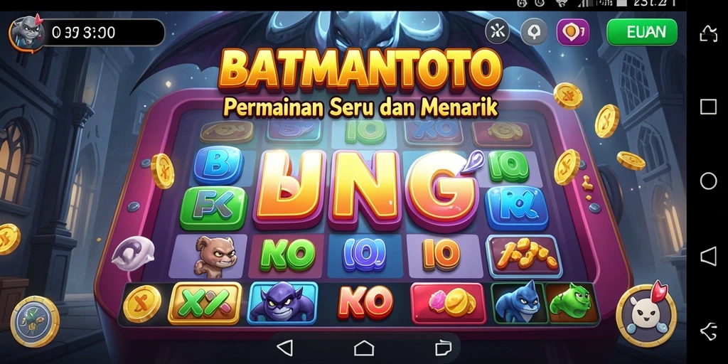 Tangkapan layar dari permainan Bingo yang penuh aksi.
