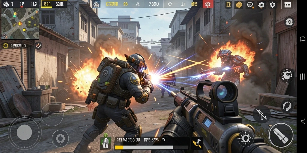 Tampilan gameplay seru dari C7890 yang menegangkan.