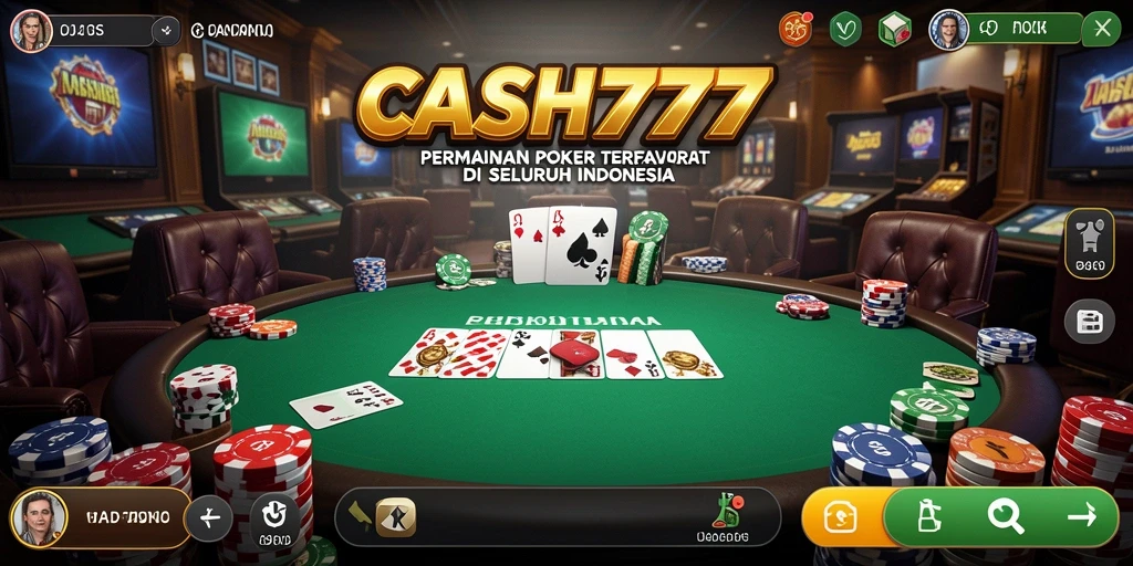 Gameplay utama CASH777 yang menarik dan seru.