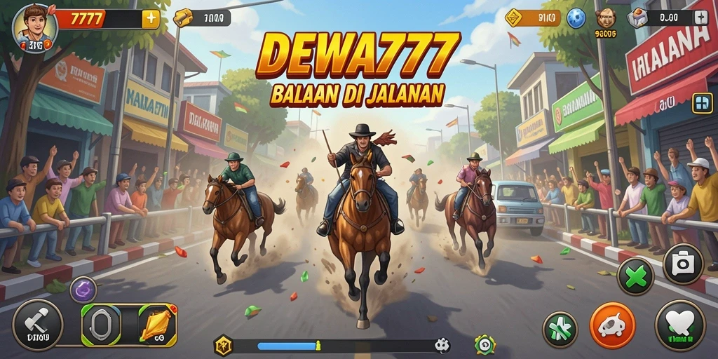 Gameplay menarik balapan mobil di DEWA777.