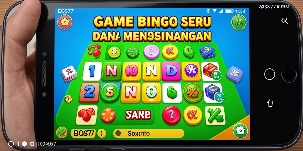Tampilan gameplay Bingo yang seru dan interaktif di EOS77.