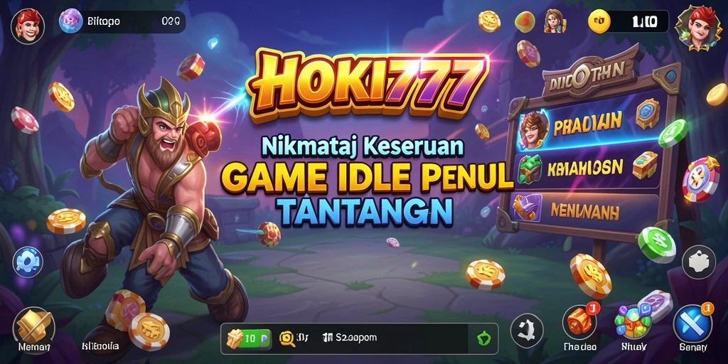 Tampilan gameplay HOKI777 yang penuh warna dan menarik.