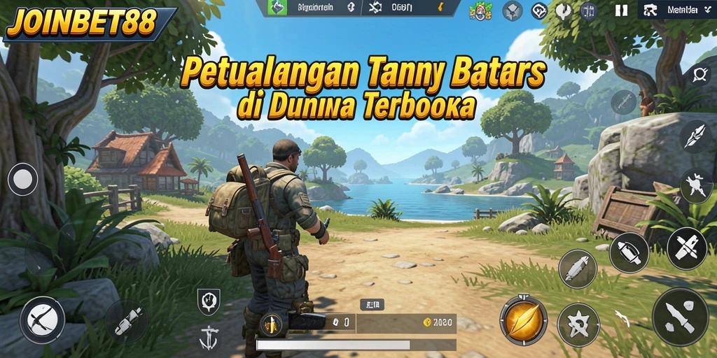 Screenshot gameplay OPEN WORLD dari JOINBET88 yang menampilkan eksplorasi.