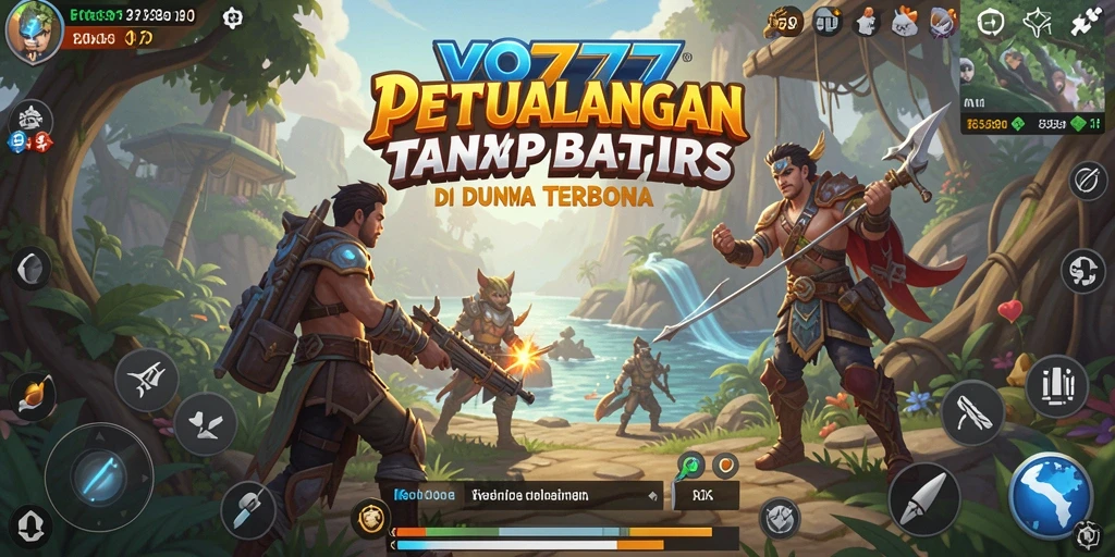 Tangkapan layar menggambarkan aksi seru dalam perjalanan Open World.