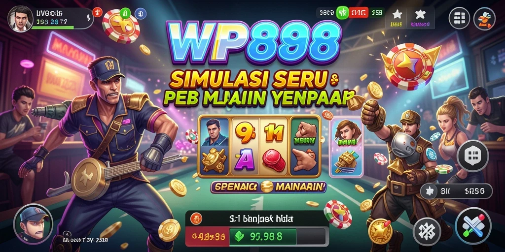 Tampilan gameplay WP888 yang menarik dan interaktif dalam simulasi.